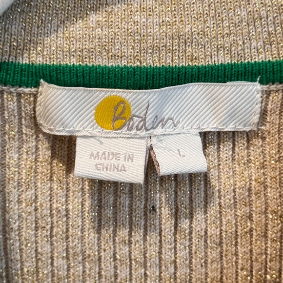 Woman's Sweater, Gold, Size L, Boden - Picture 5 of 10